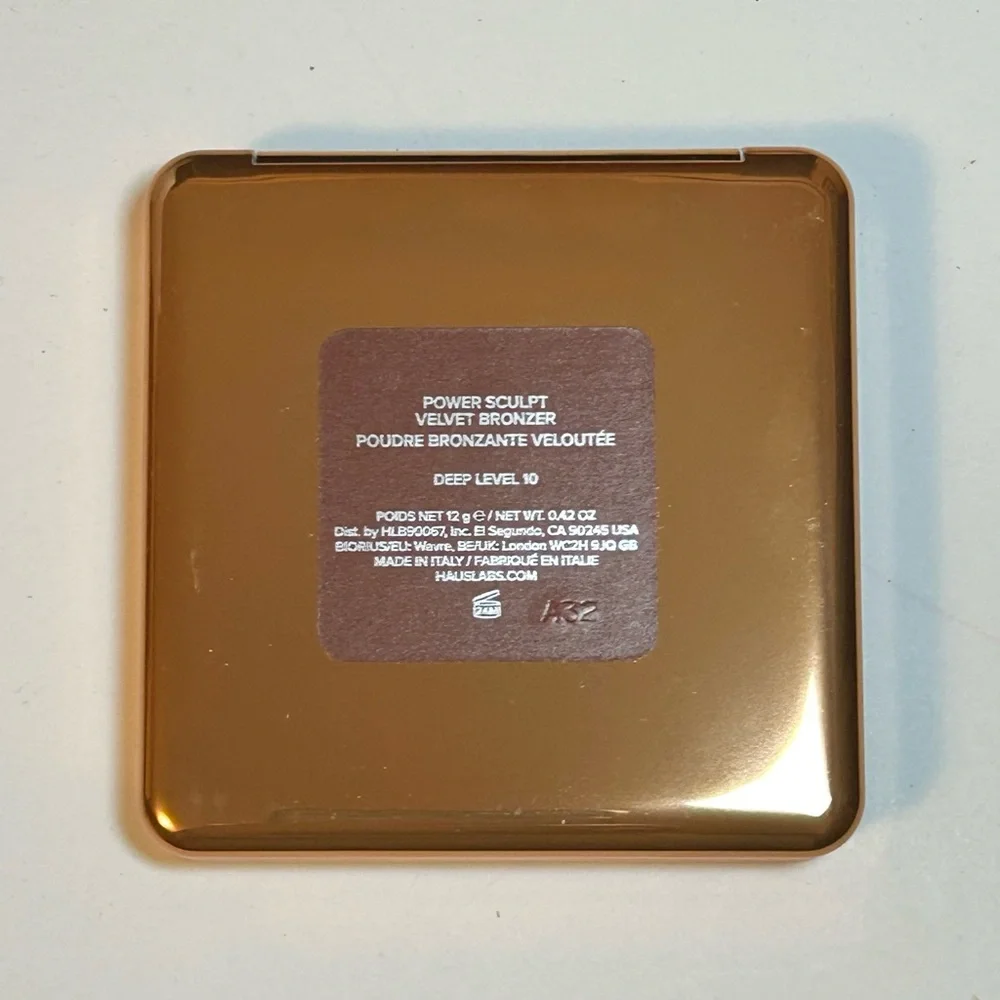 HAUS LABS BY LADY GAGA POWER NIB SCULPT VELVET BRONZER DEEP LEVEL 10